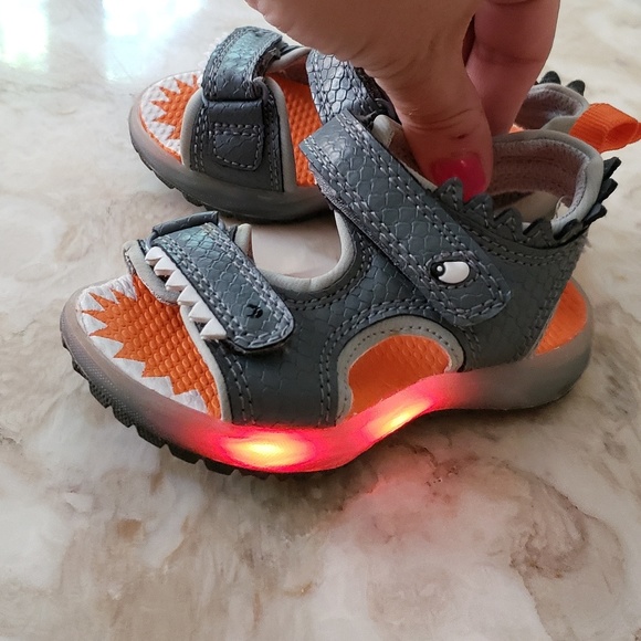 carter's shark sandals